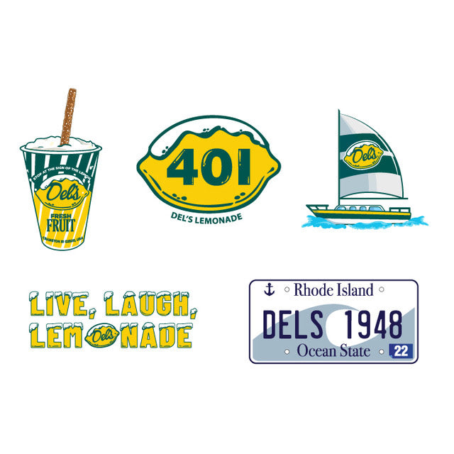 Del's Small Sticker Pack