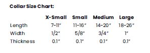 Collar Sizing