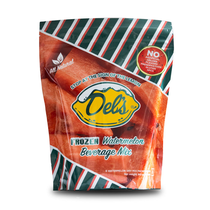 Dels Frozen Beverage Mix 4 Pack Watermelon