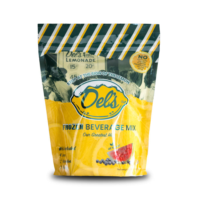 Dels Frozen Beverage Mix 4 Pack Lemon and Watermelon
