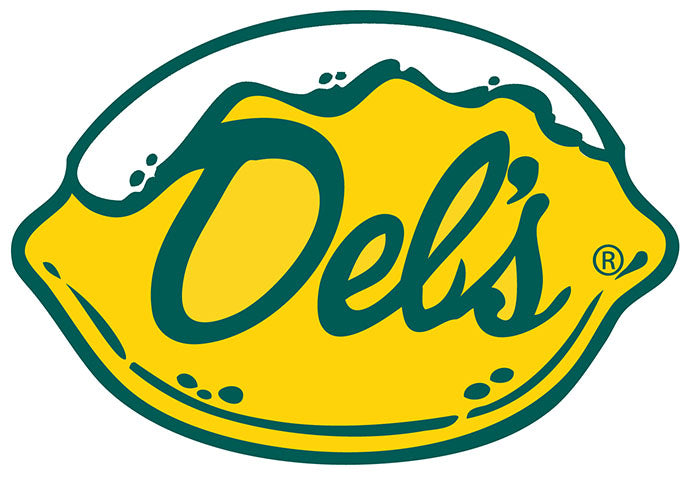 Del's Lemonade lemon sticker