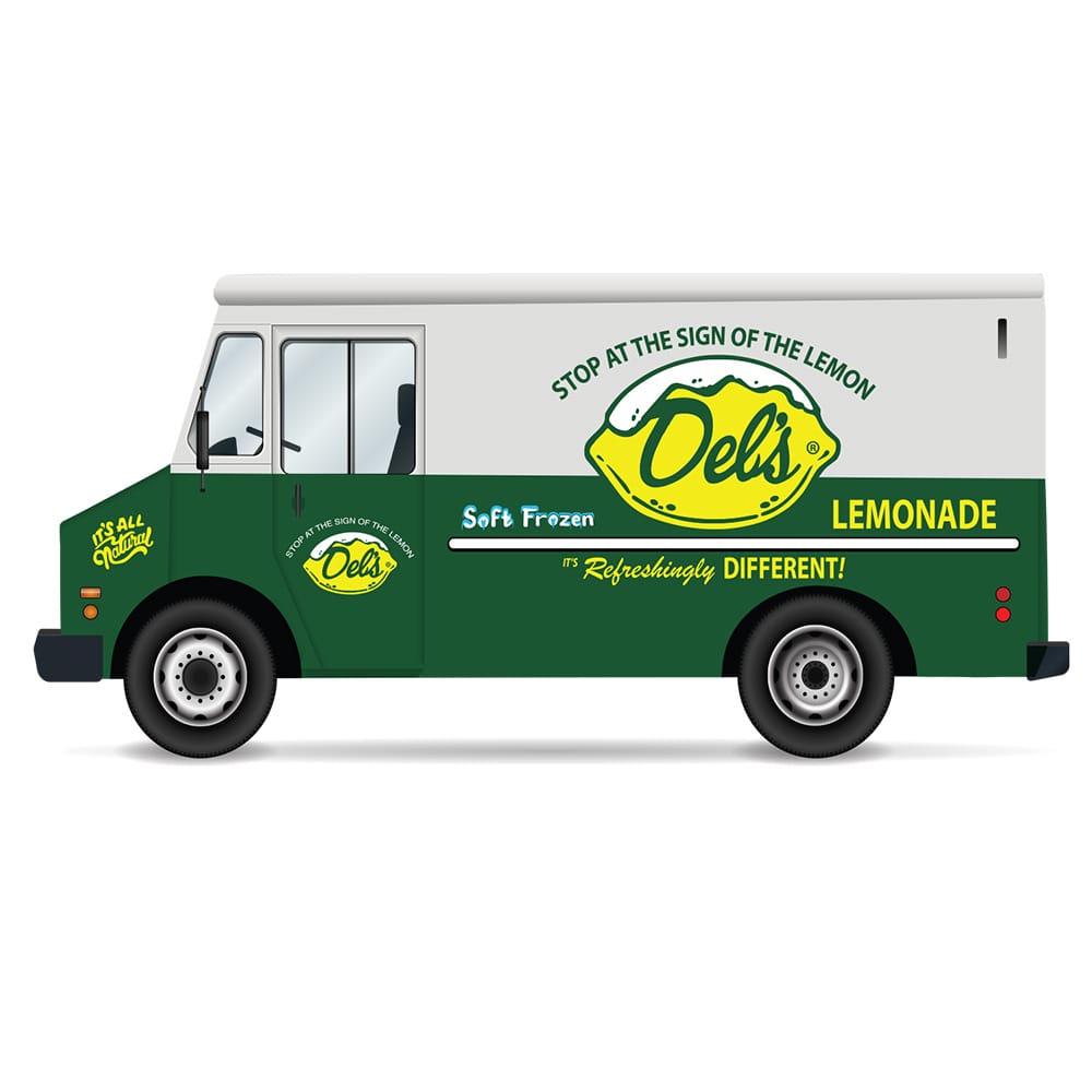 Regular Del's Truck Sticker