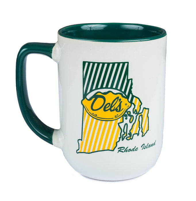 Del's Lemonade green coffee mug