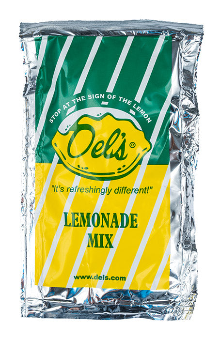 Del's Lemonade make at home mix lemon packet