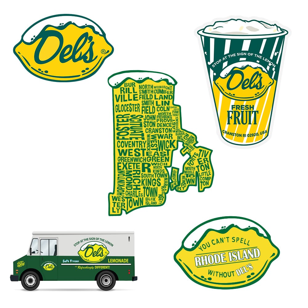 Del's Small Sticker Pack