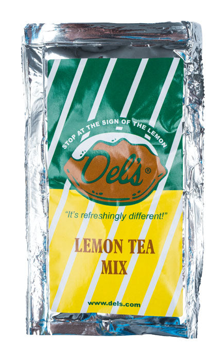 Del's Lemonade Lemon Tea make at home mix packet front
