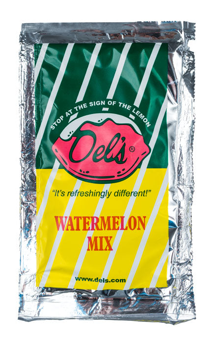 Del's Lemonade Watermelon make at home mix front packet