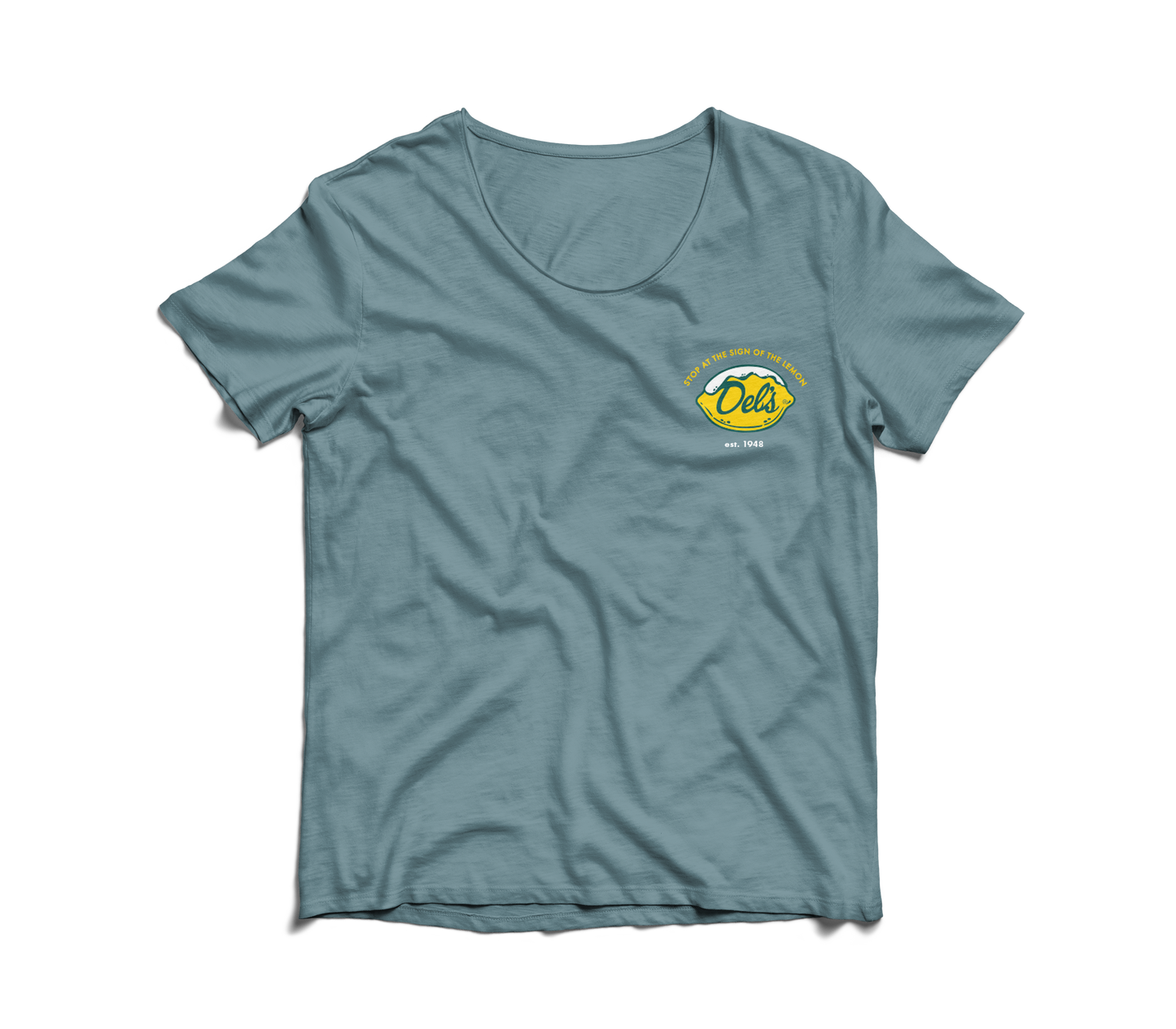 dels anchor t shirt blue