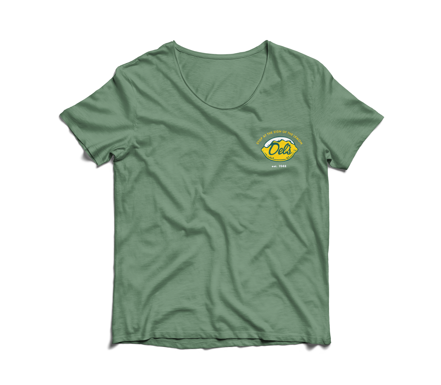 dels anchor t shirt green