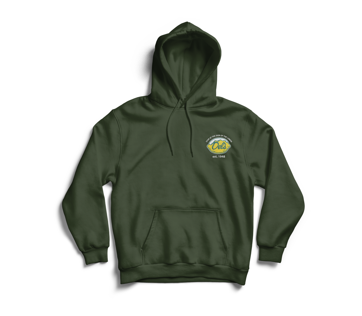 hoodie embroidery green