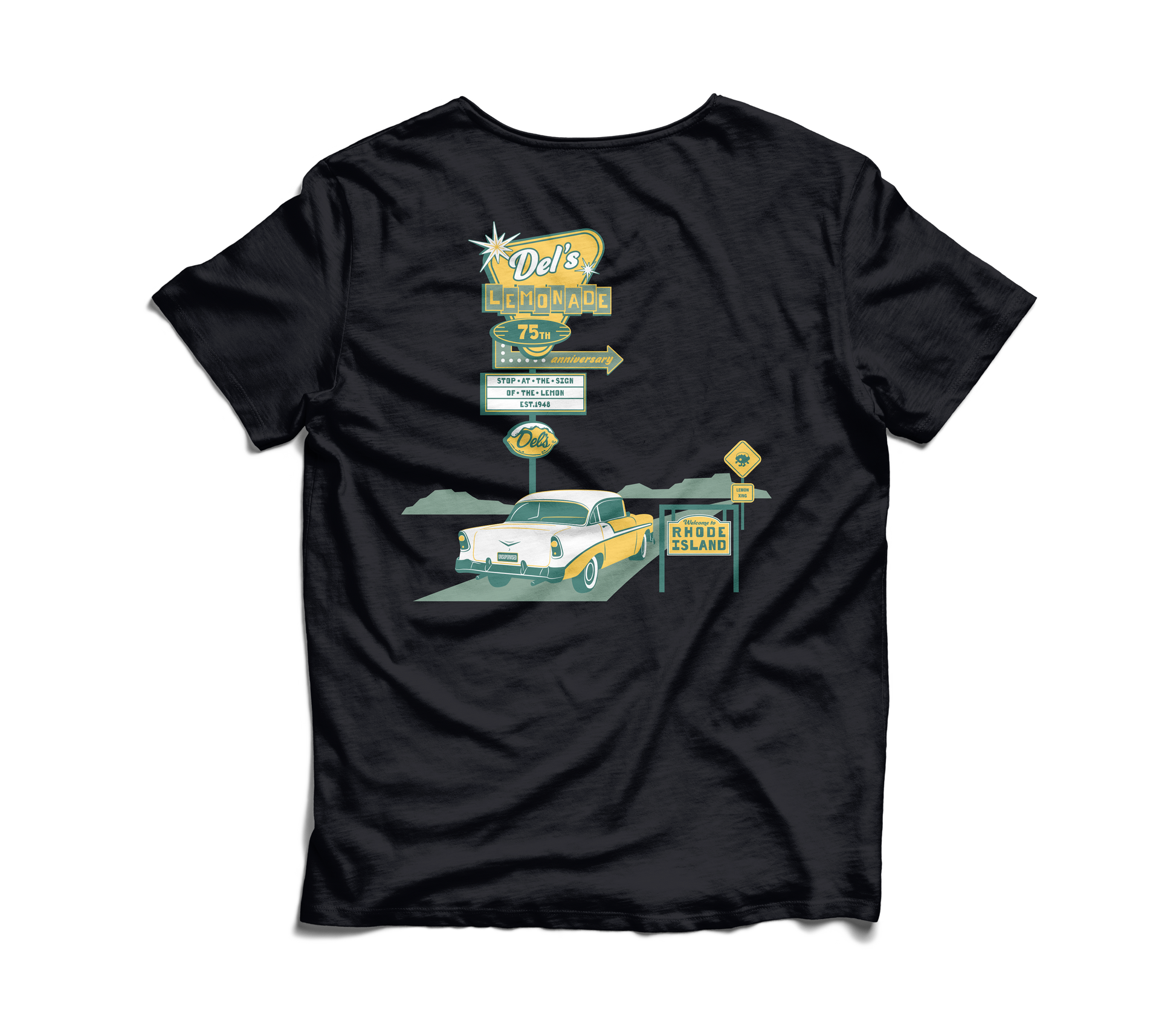 Del's 75th Anniversary T-Shirt – Del's Lemonade Refreshments Inc. Del's 75th Anniversary T-Shirt – Del's Lemonade Refreshments Inc.