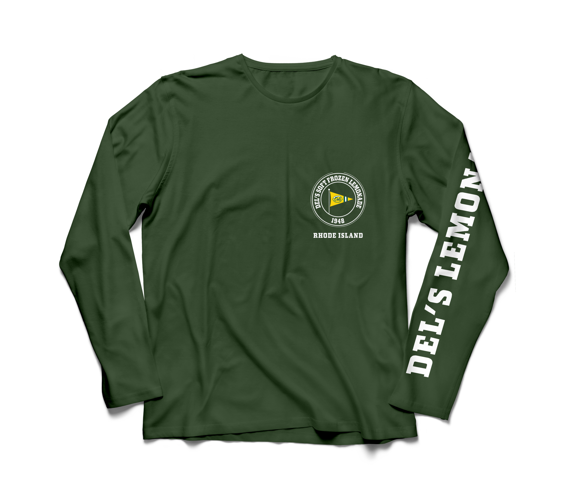 Del's Classic Pennant Long-Sleeve T-Shirt – Del's Lemonade Del's Classic Pennant Long-Sleeve T-Shirt – Del's Lemonade